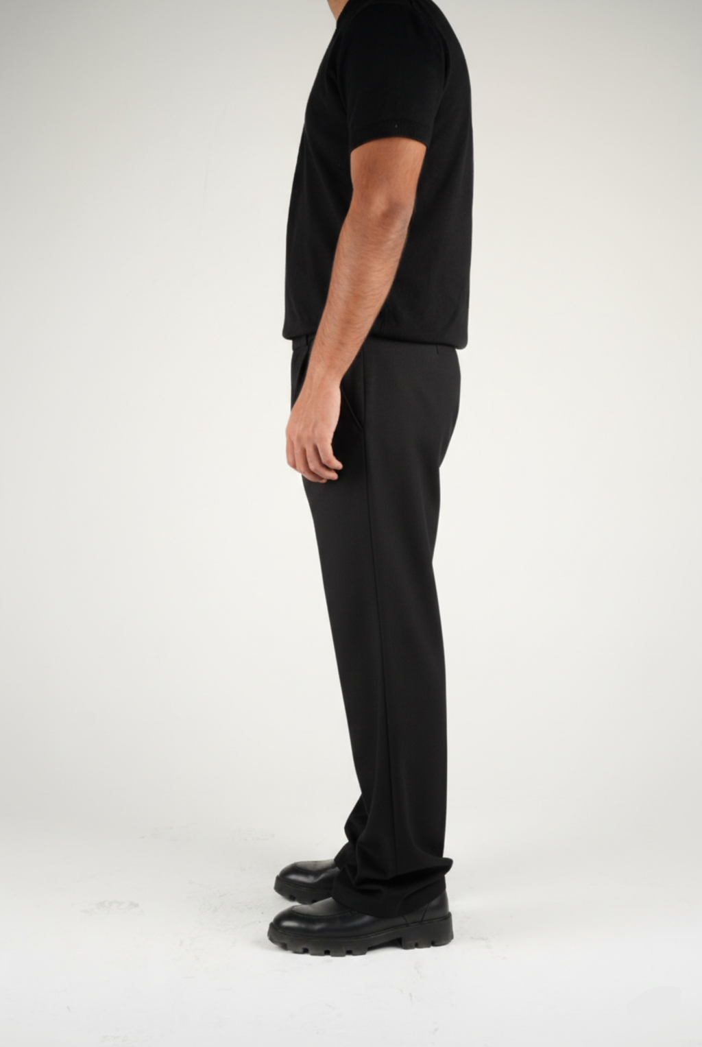 Black Pleated Pants