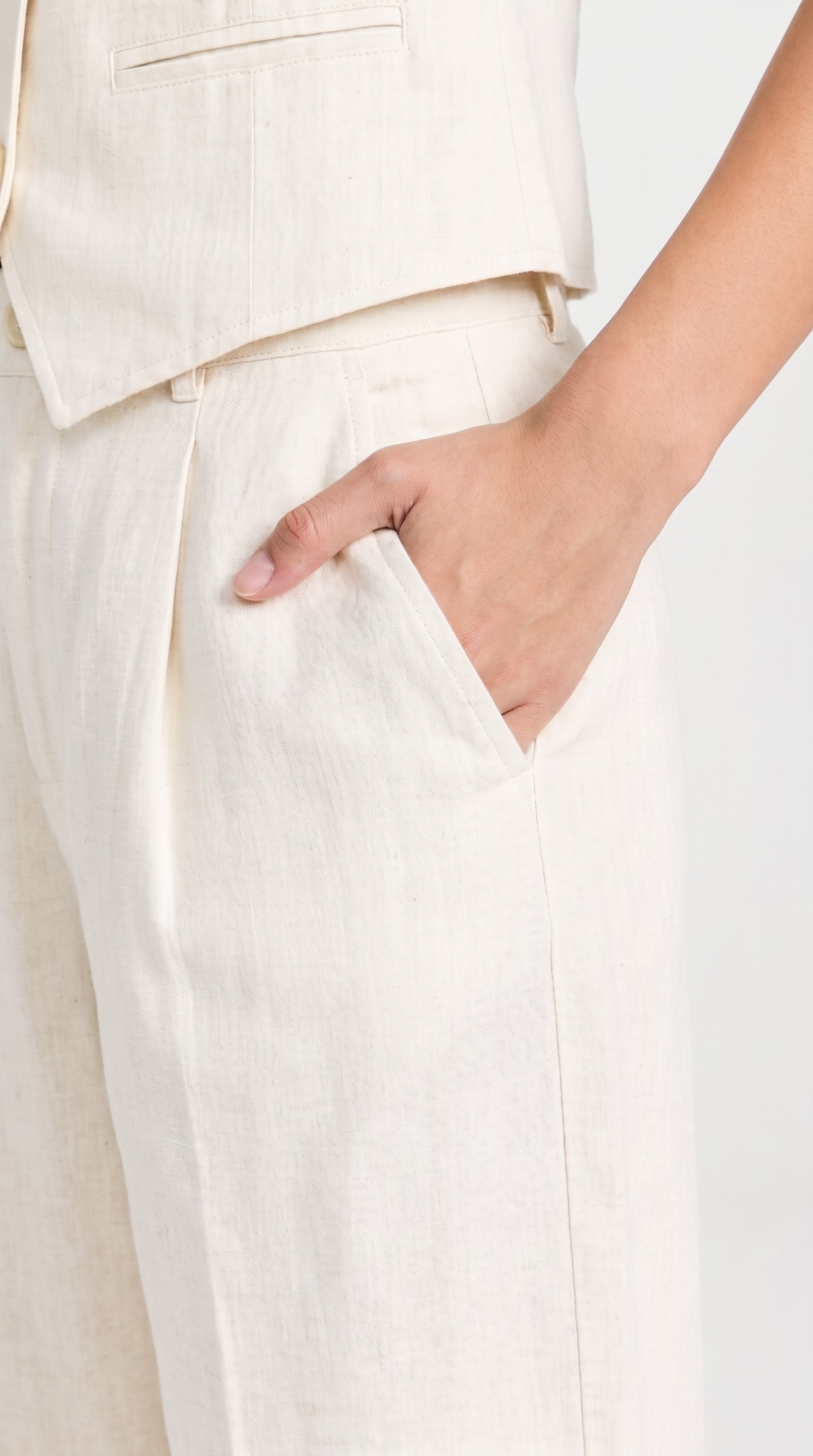 Wide Leg Linen Pants
