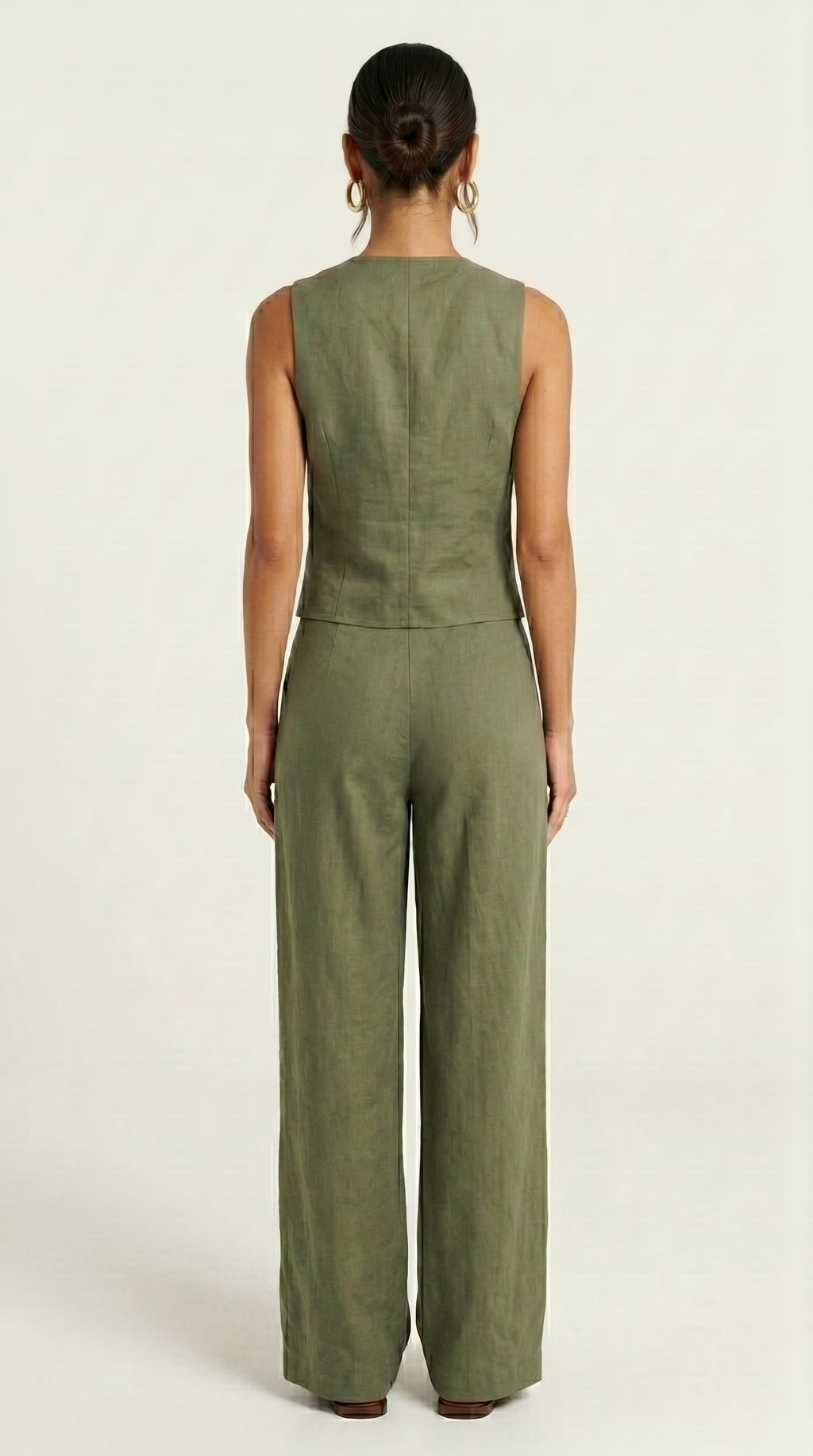 Wide Leg Linen Pants
