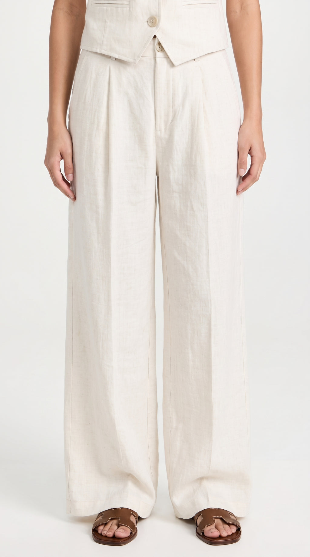 Wide Leg Linen Pants
